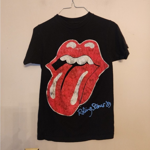 the Rolling Stones Other - ROLLING STONES '89 T SHIRT Band Concert Retro Tongue Logo mens xs